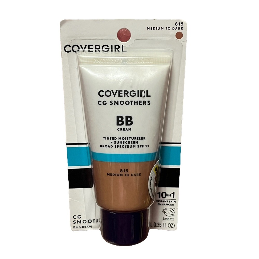 CoverGirl CG Smoothers BB Cream,‎ Medium To Dark # 815 SPF 21, 1.35 fl oz